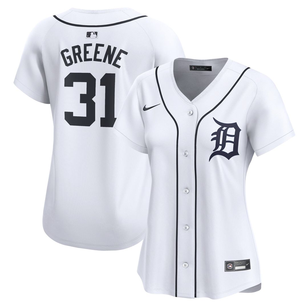 Riley Greene Detroit Tigers Nike Women's Home Limited Player Jersey - White | MLB Fan Gear