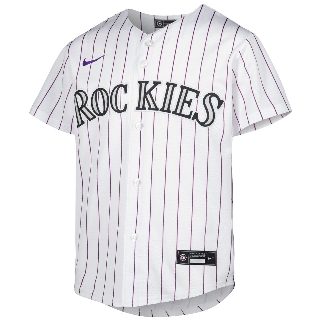 Kris Bryant Colorado Rockies Nike Youth Alternate Replica Player Jersey - White | MLB Fan Gear