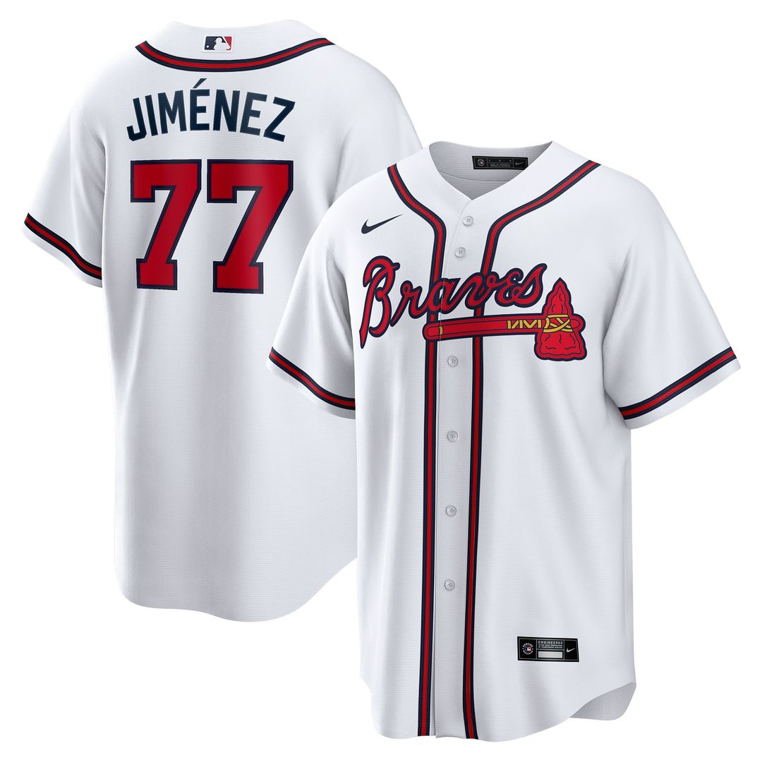Joe Jiménez Atlanta Braves Nike Home Replica Player Jersey - White | MLB Fan Gear