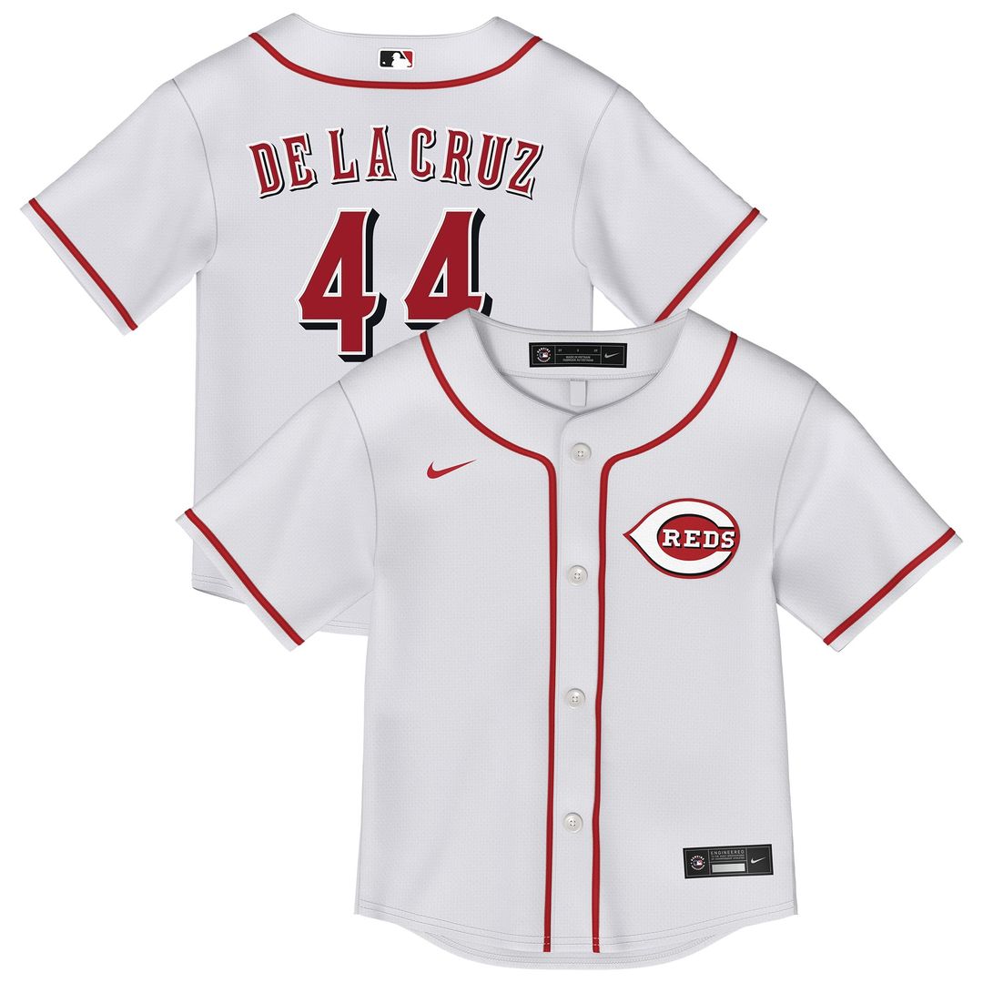 Elly De La Cruz Cincinnati Reds Nike Toddler Home Replica Player Jersey - White | MLB Fan Gear