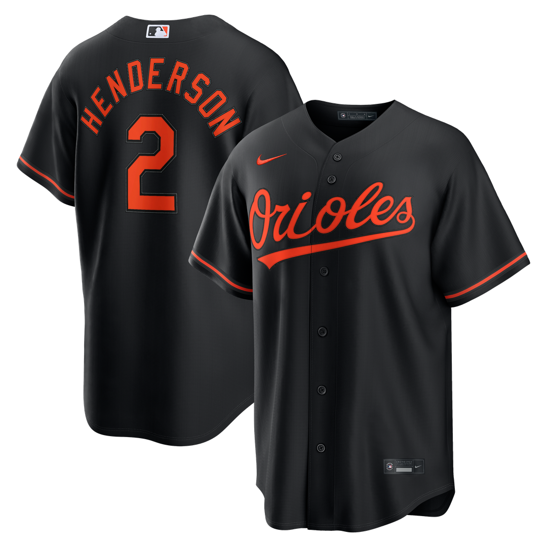 Gunnar Henderson Baltimore Orioles Nike Road Replica Jersey - Gray | MLB Fan Gear