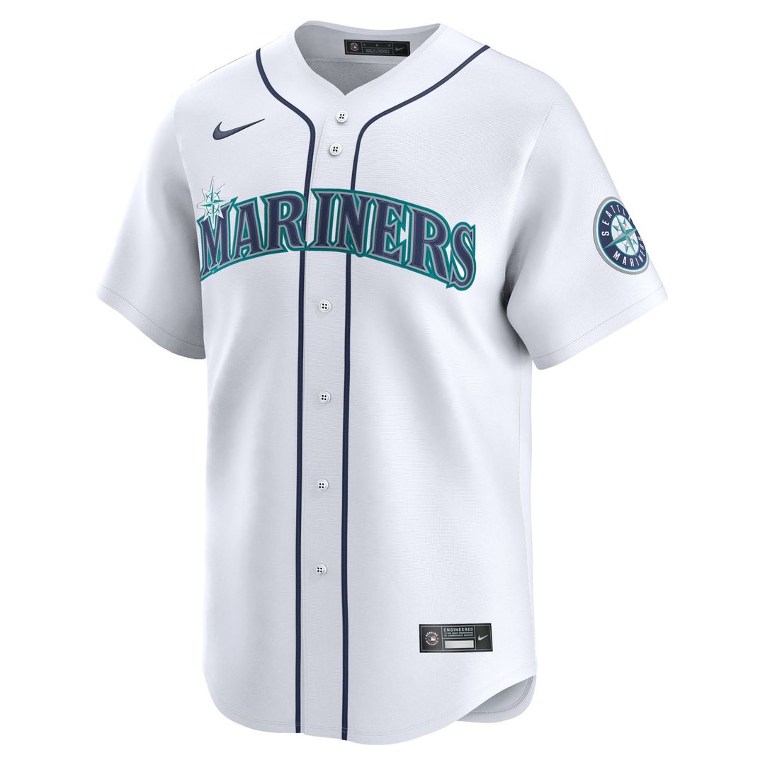 Cal Raleigh Seattle Mariners Nike Home Limited Player Jersey - White | MLB Fan Gear