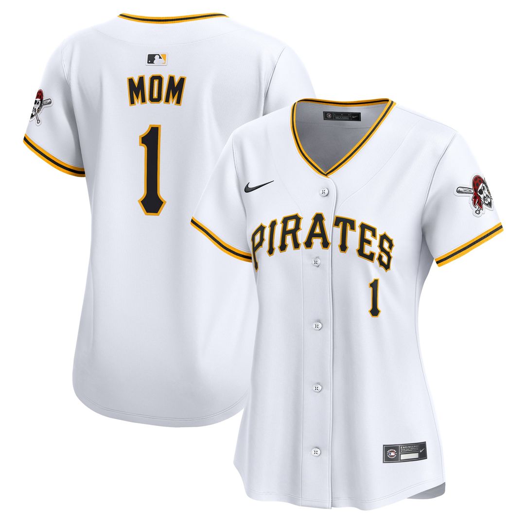 Pittsburgh Pirates Nike Women's #1 Mom Home Limited Jersey - White | MLB Fan Gear