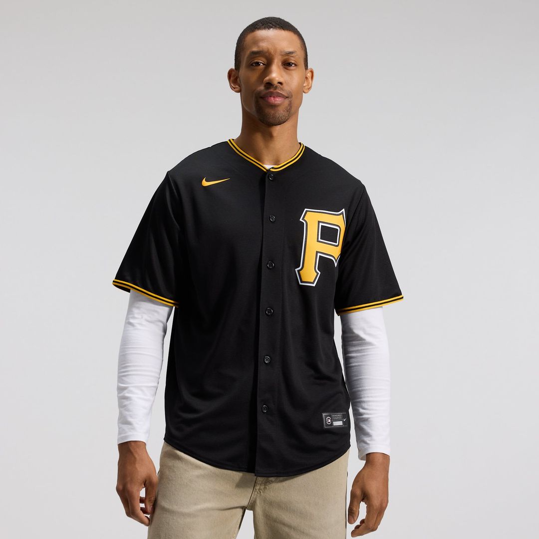 Pittsburgh Pirates Nike Alternate Replica Team Jersey - Black | MLB Fan Gear