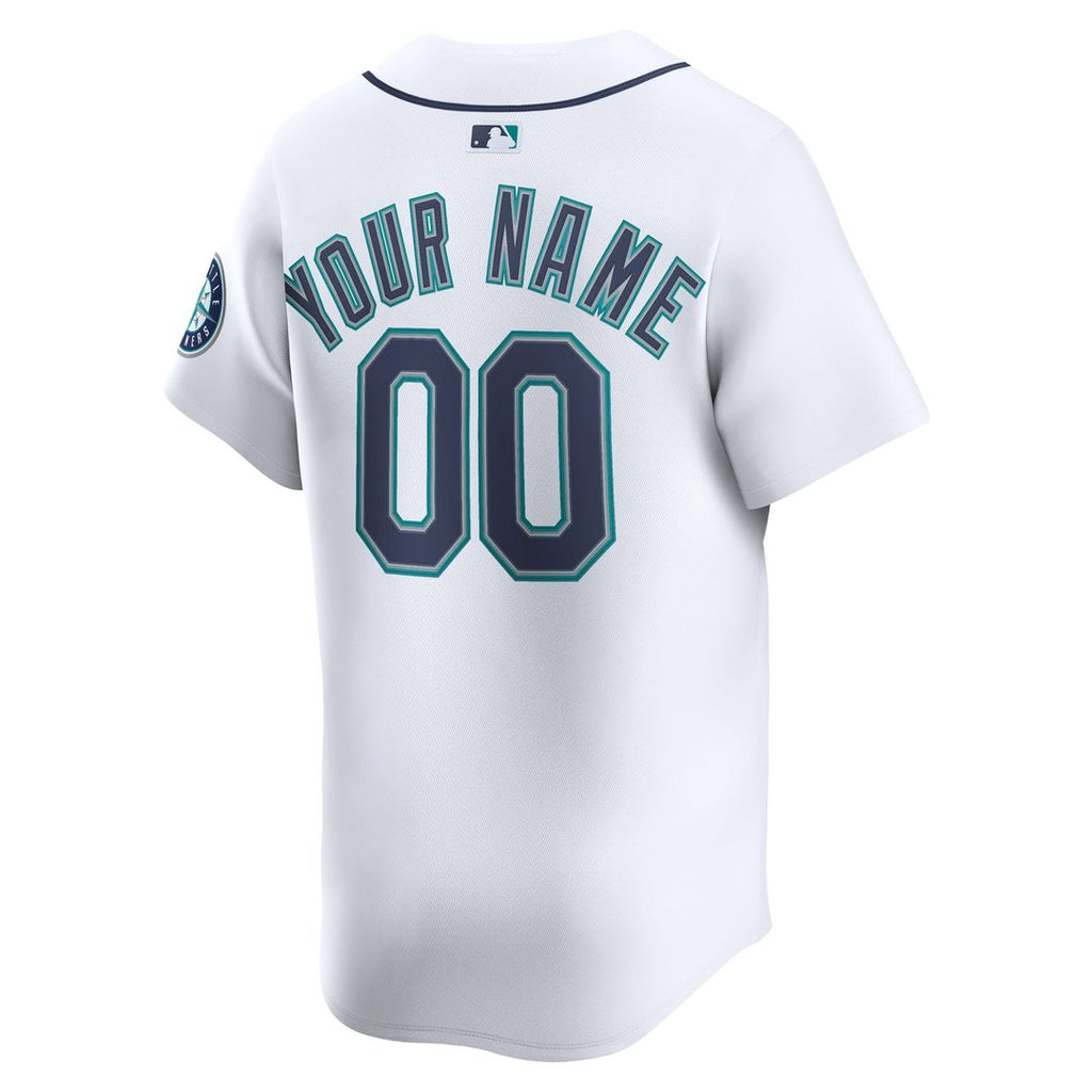 Seattle Mariners Nike Home Limited Custom Jersey - White | MLB Fan Gear
