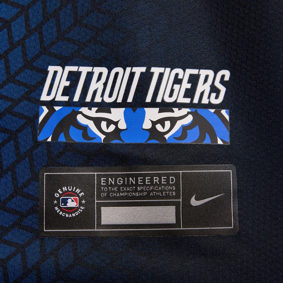 Detroit Tigers Nike City Connect Limited Jersey - Blue | MLB Fan Gear