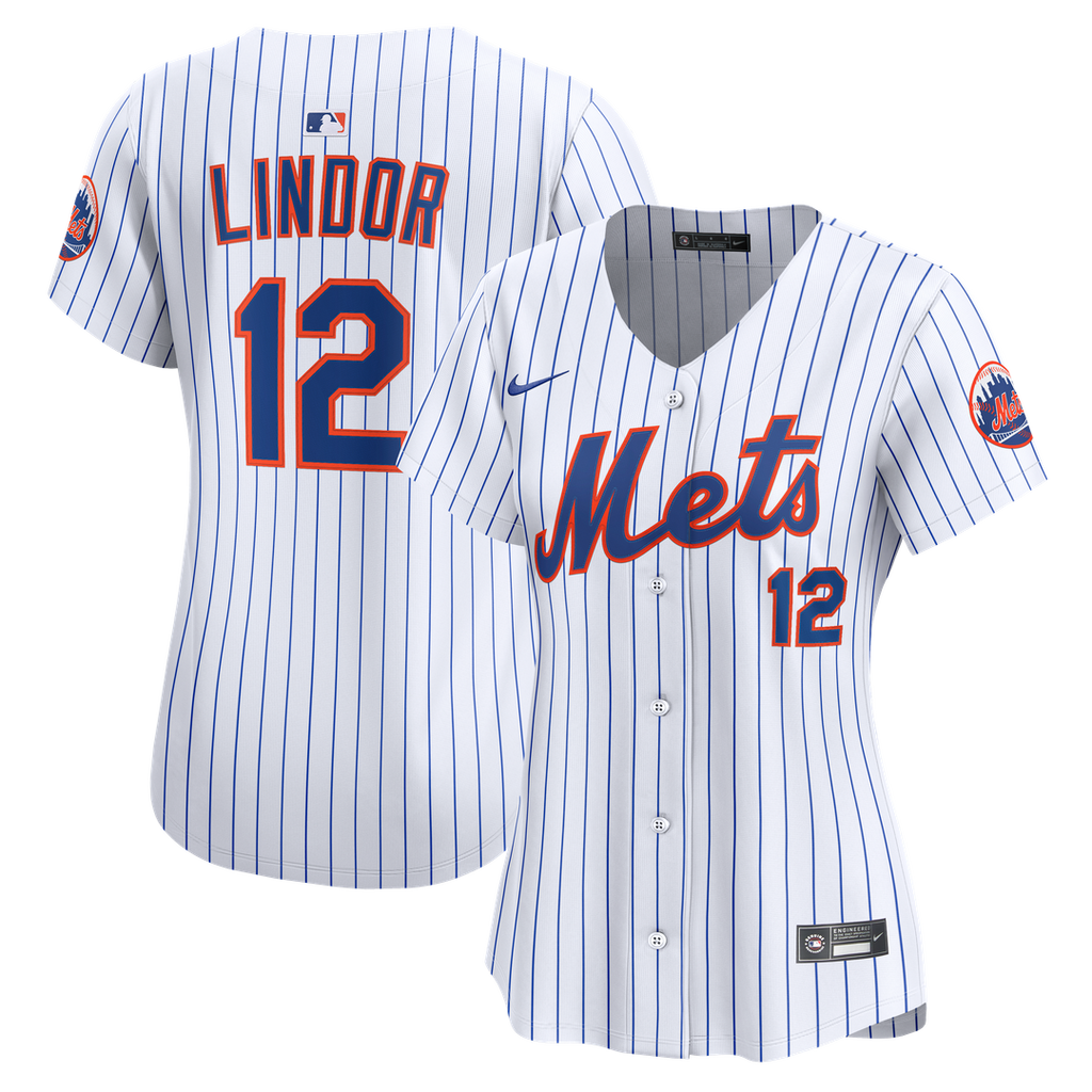 Francisco Lindor New York Mets Nike Women's Home Limited Jersey - White | MLB Fan Gear