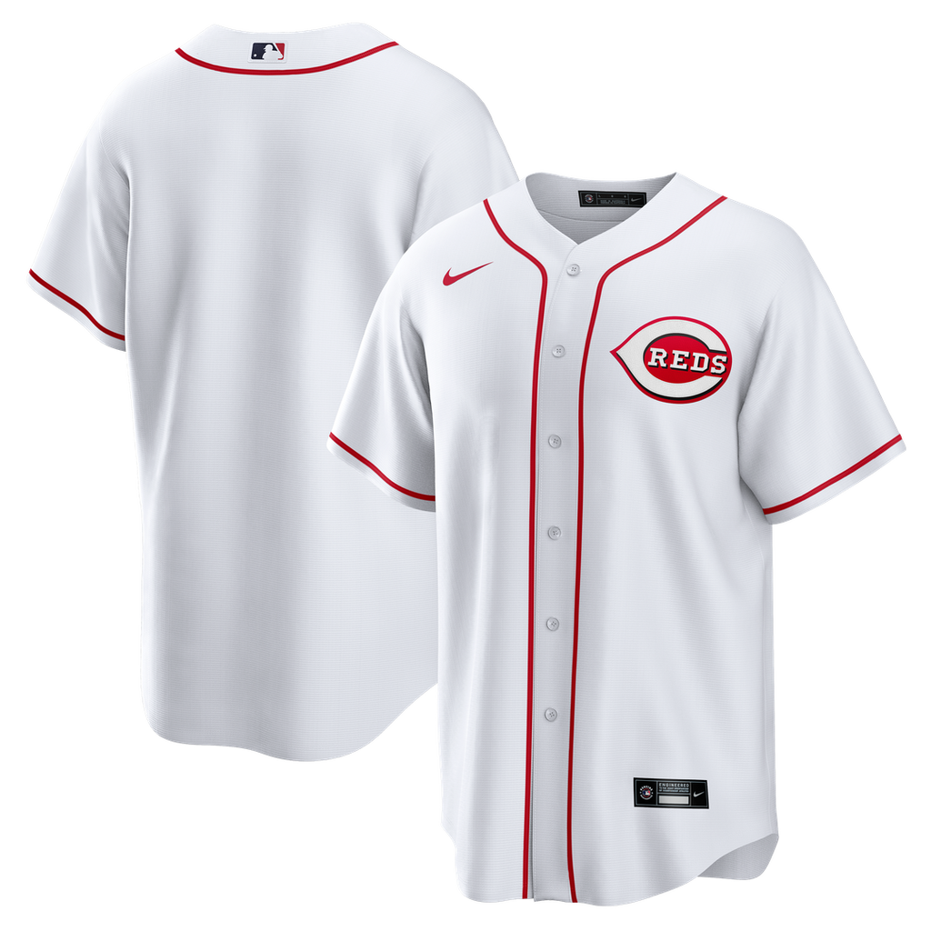 Cincinnati Reds Nike Home Big & Tall Replica Jersey - White | MLB Fan Gear