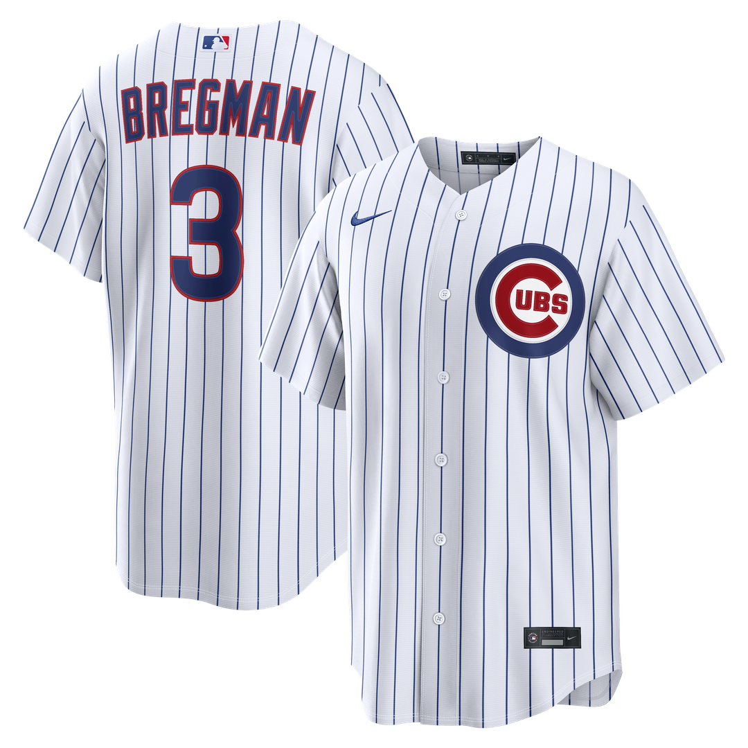 Alex Bregman Chicago Cubs Nike Home Replica Jersey - White | MLB Fan Gear
