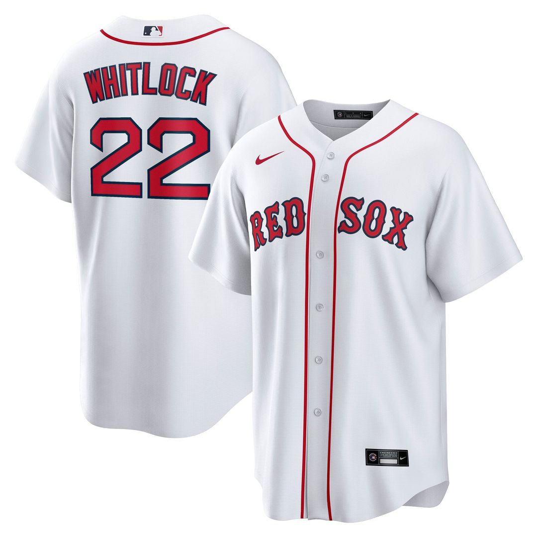 Garrett Whitlock Boston Red Sox Nike Home Replica Jersey - White | MLB Fan Gear