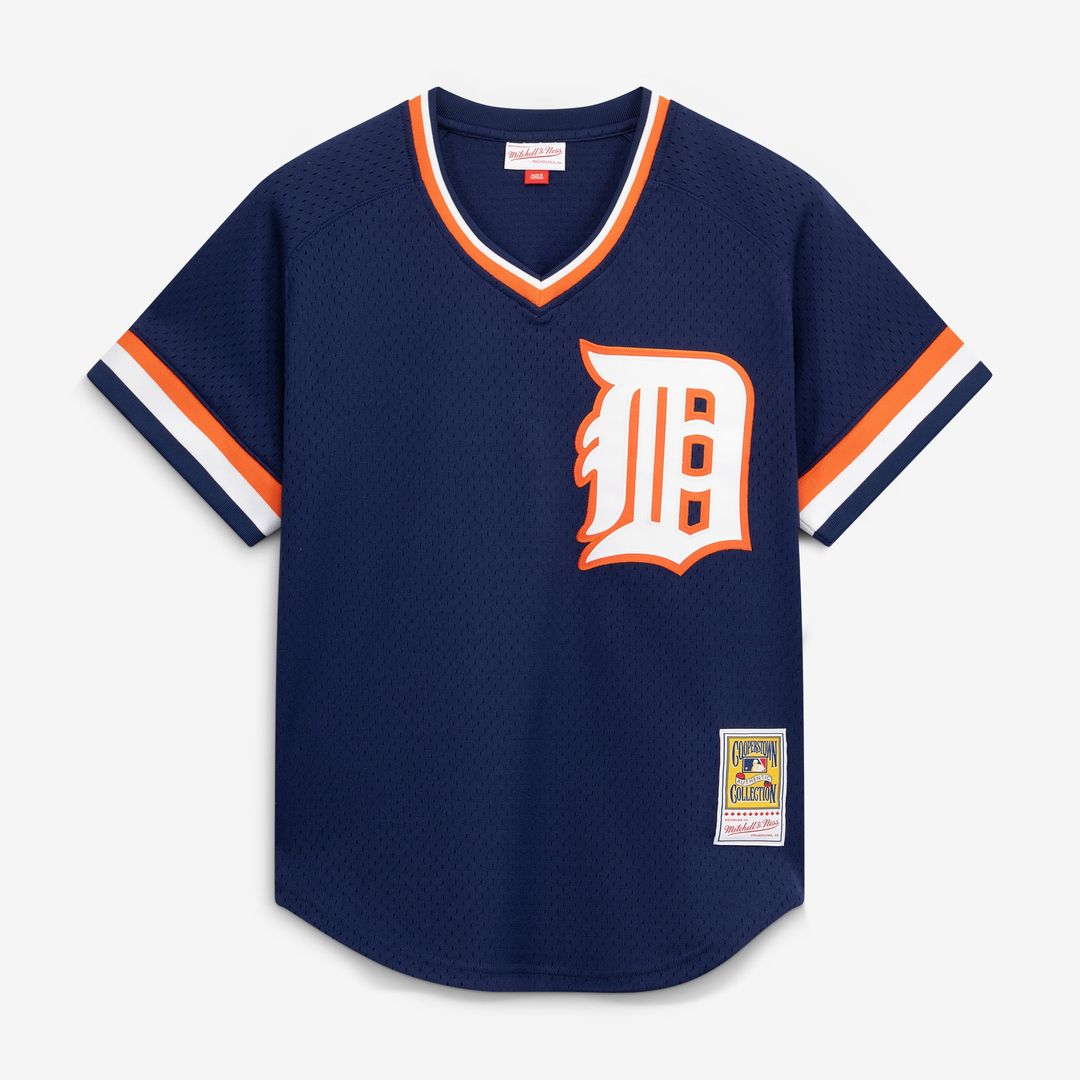 Kirk Gibson Detroit Tigers Mitchell & Ness Authentic Batting Practice Jersey - Navy | MLB Fan Gear
