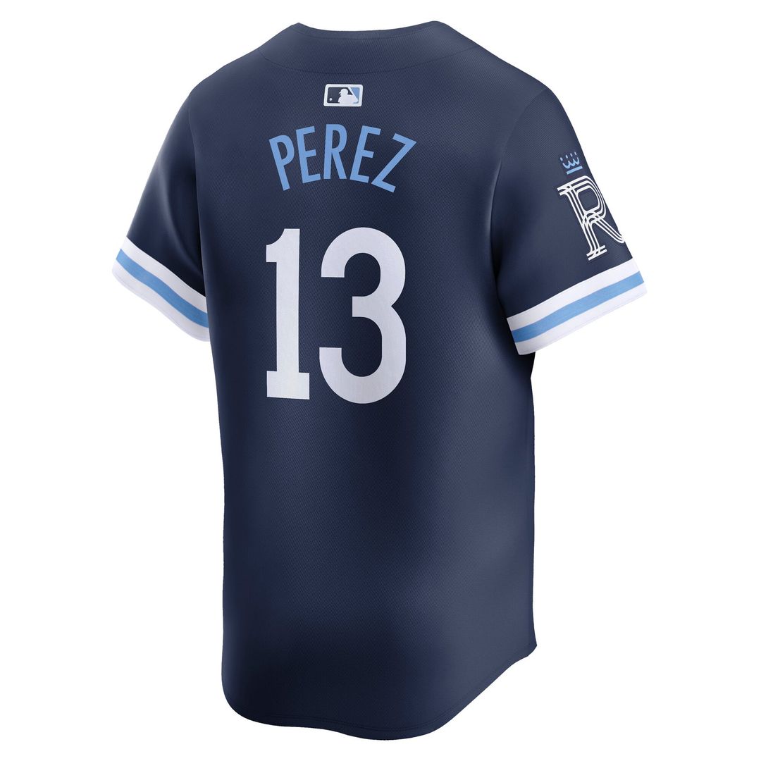 Salvador Perez Kansas City Royals Nike City Connect Limited Jersey - Navy | MLB Fan Gear