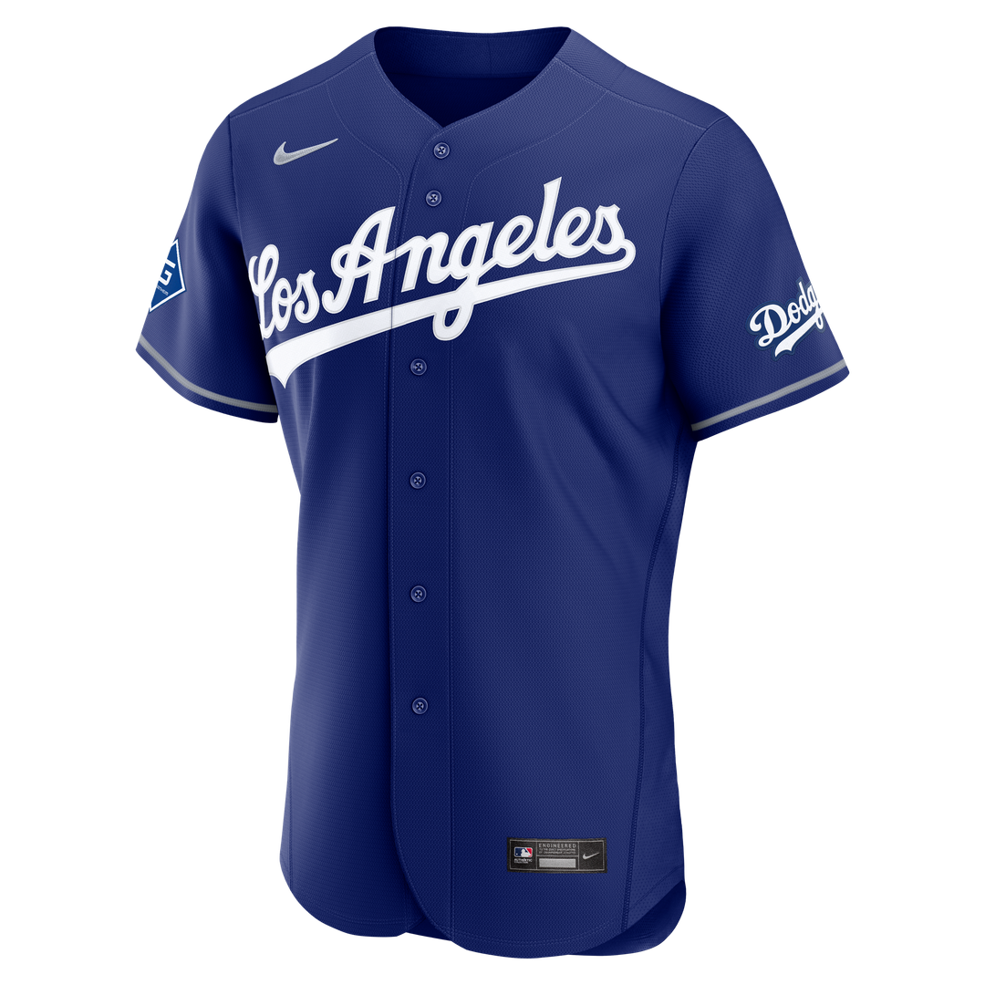 Los Angeles Dodgers Nike Alternate Authentic Jersey with Sponsor Patch - Royal | MLB Fan Gear