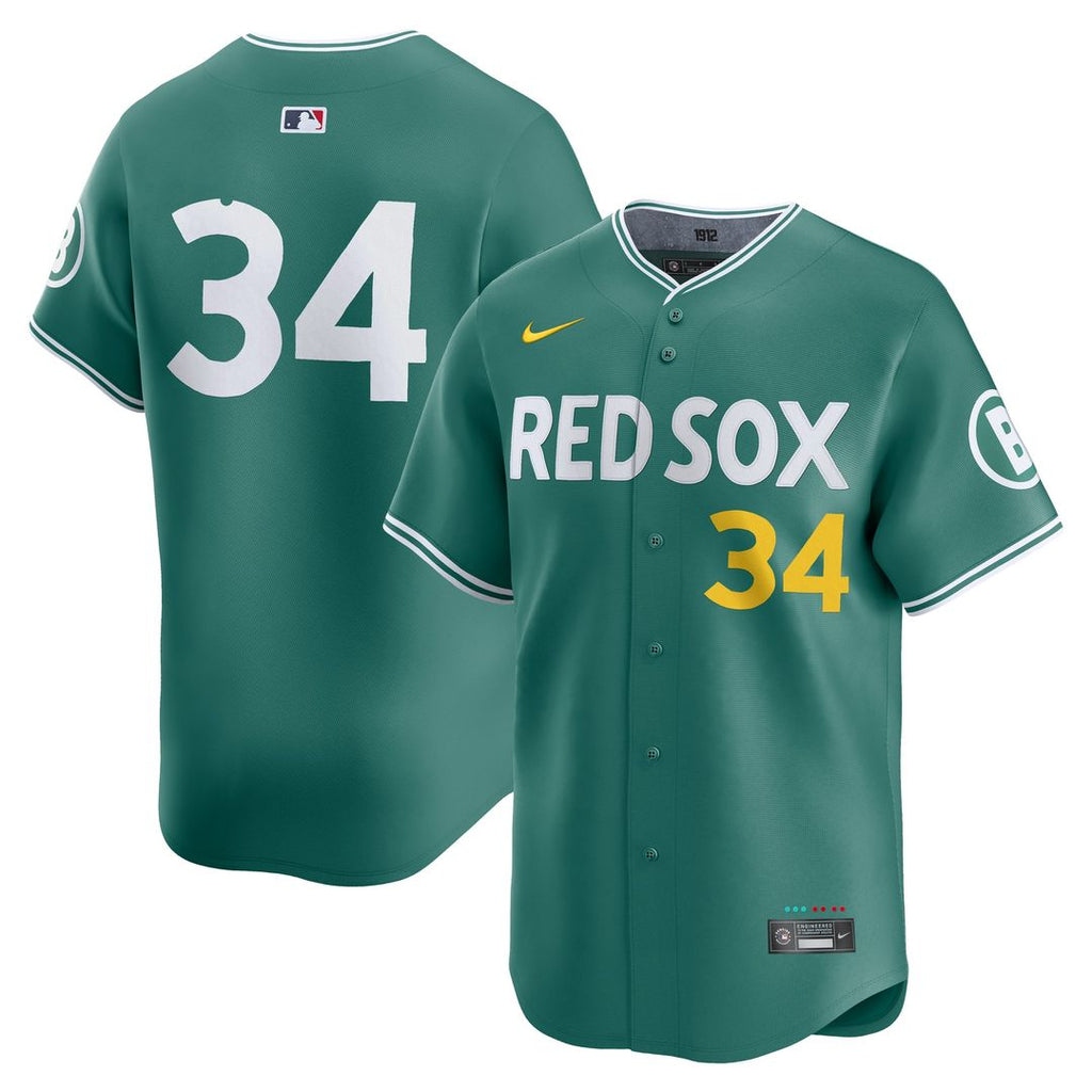 David Ortiz Boston Red Sox Nike 2025 City Connect Limited Retired Player Jersey - Green | MLB Fan Gear