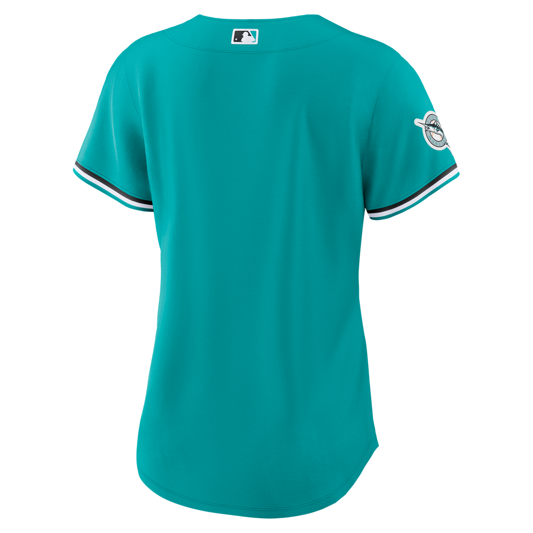 Miami Marlins Nike Women's Alternate Stadium Jersey - Teal | MLB Fan Gear