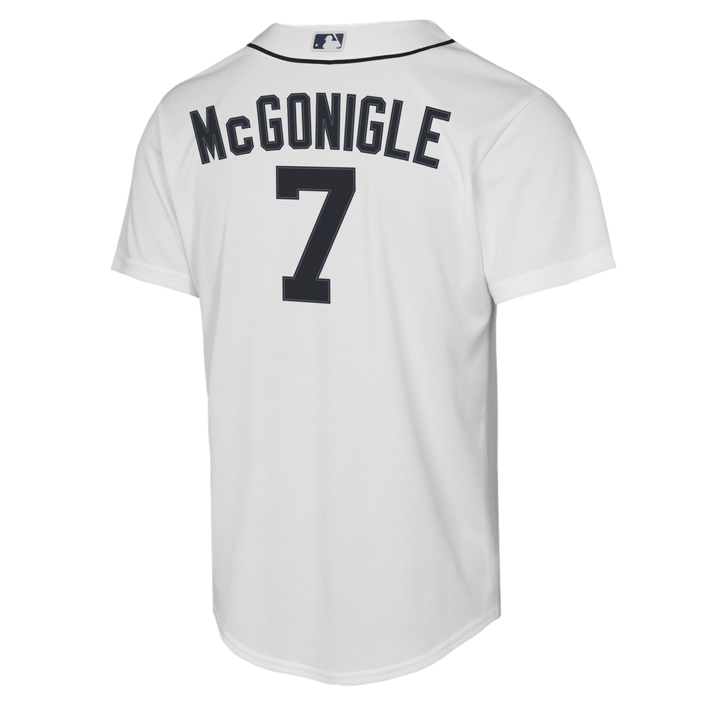 Kevin McGonigle Detroit Tigers Nike Youth Home Replica Jersey - White | MLB Fan Gear