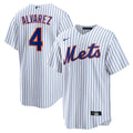 Francisco Alvarez New York Mets Nike Replica Player Jersey - White | MLB Fan Gear