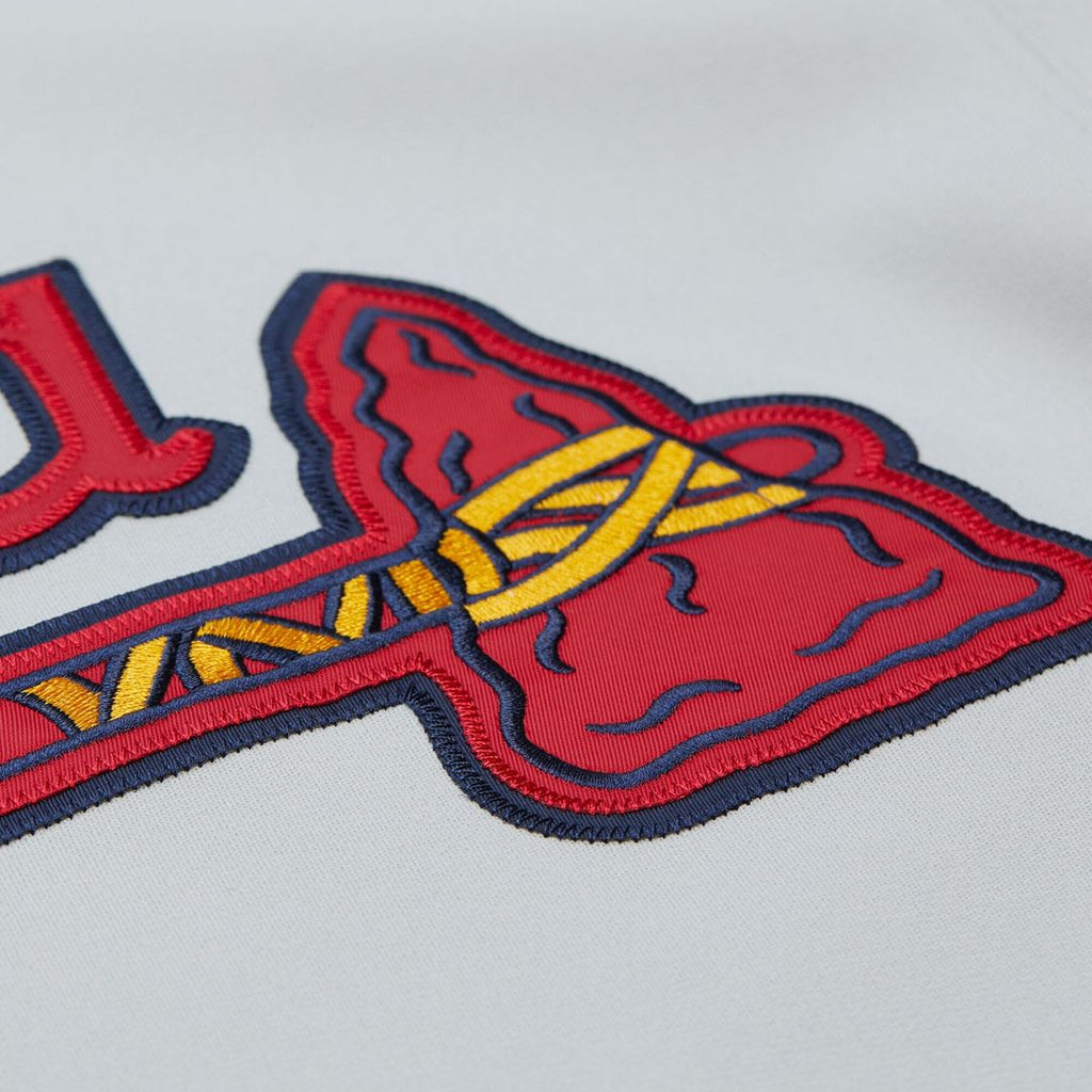 Greg Maddux Atlanta Braves Mitchell & Ness 1995 Throwback Authentic Jersey - Gray | MLB Fan Gear