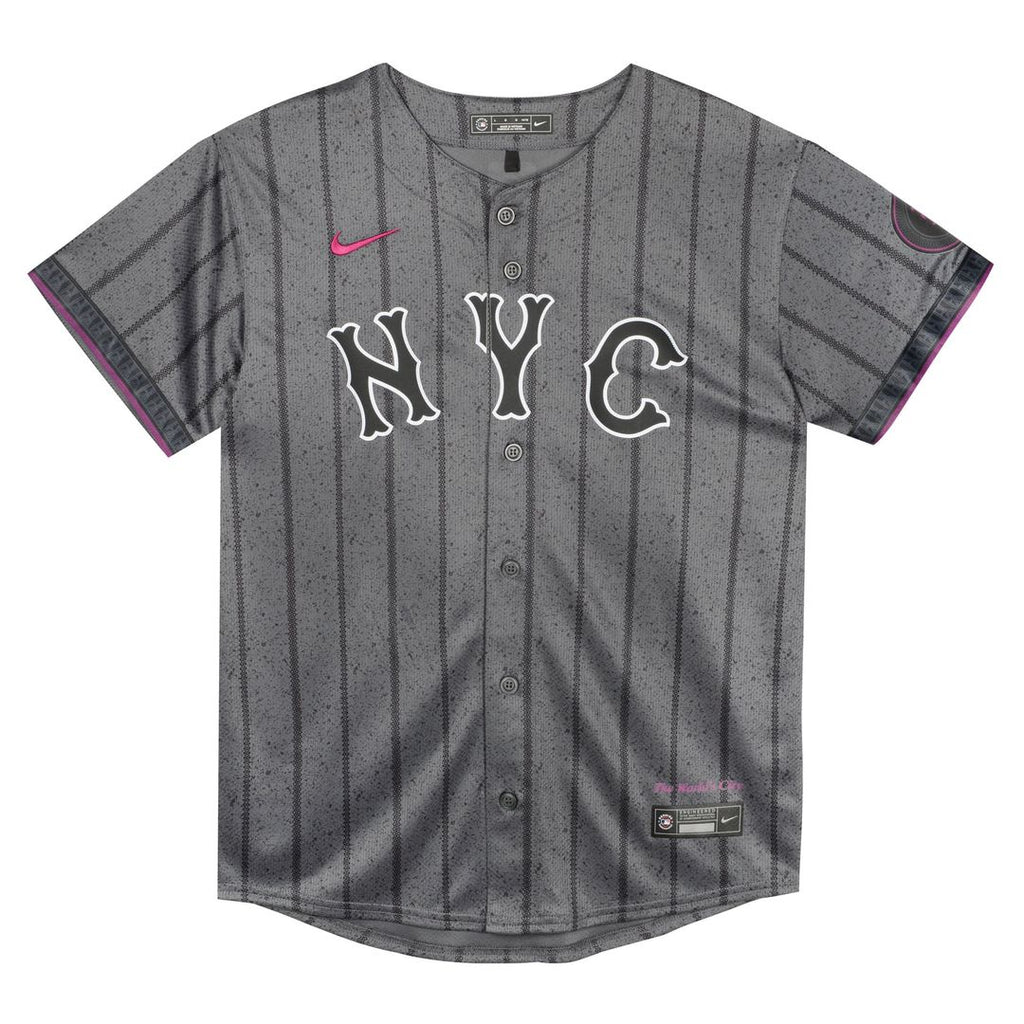 New York Mets Nike Preschool City Connect Jersey - Gray | MLB Fan Gear