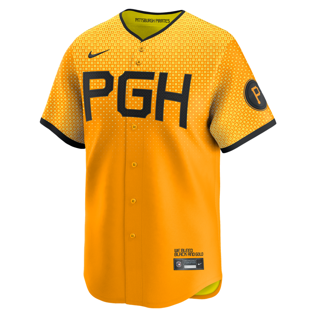 Oneil Cruz Pittsburgh Pirates Nike City Connect Limited Jersey - Gold | MLB Fan Gear
