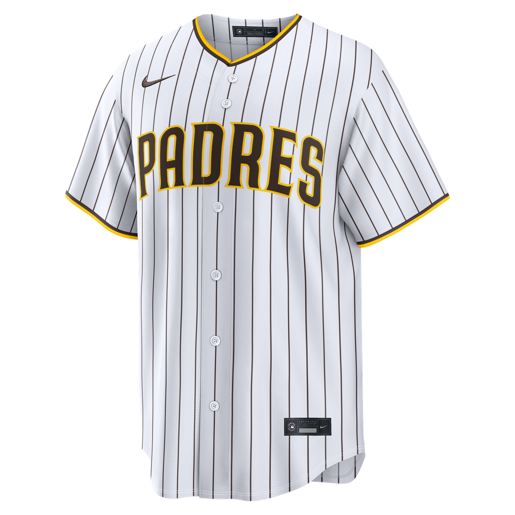 San Diego Padres Nike Home Replica Custom Jersey - White | MLB Fan Gear