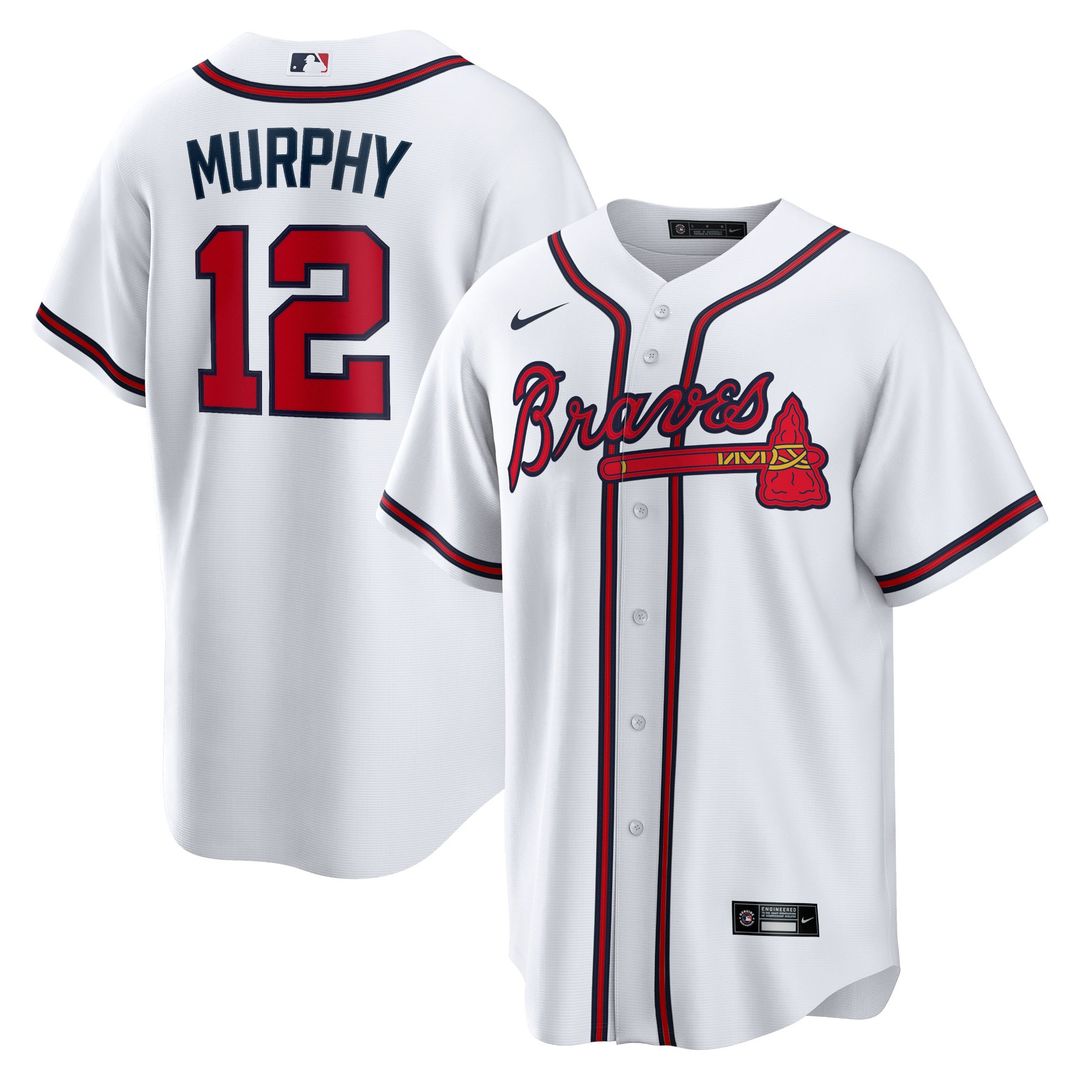 Sean Murphy Atlanta Braves Nike Replica Player Jersey - White | MLB Fan Gear