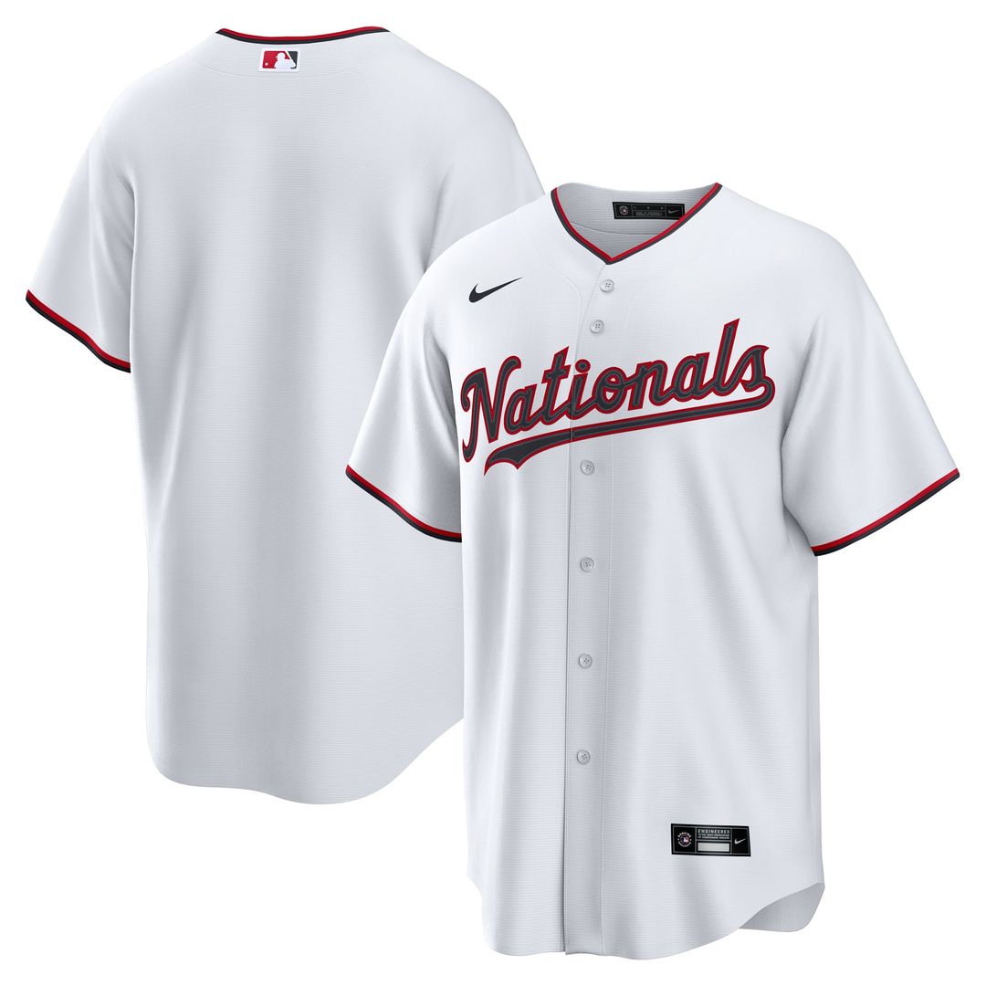 Washington Nationals Nike Home Replica Jersey - White | MLB Fan Gear