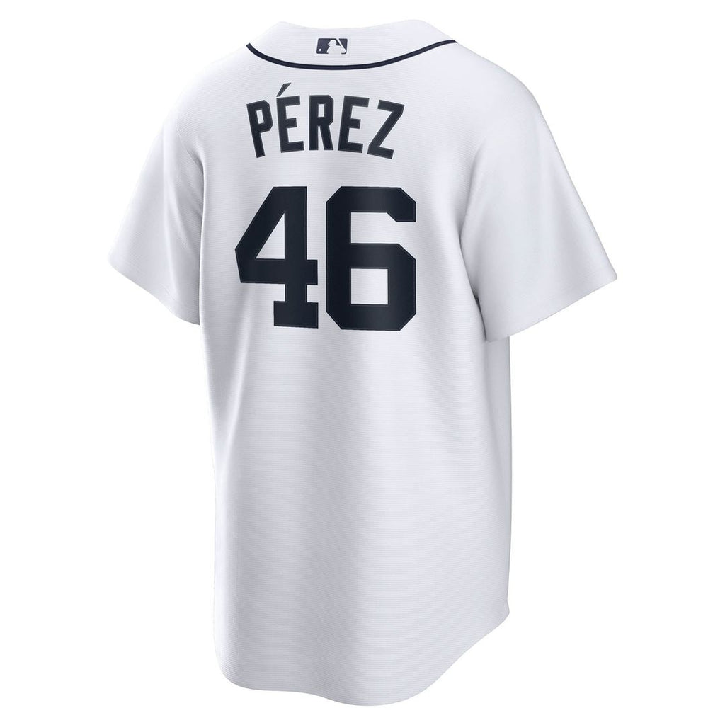 Wenceel Pérez Detroit Tigers Nike Home Replica Jersey - White | MLB Fan Gear