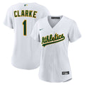 Denzel Clarke Athletics Nike Women's Home Replica Jersey - White | MLB Fan Gear