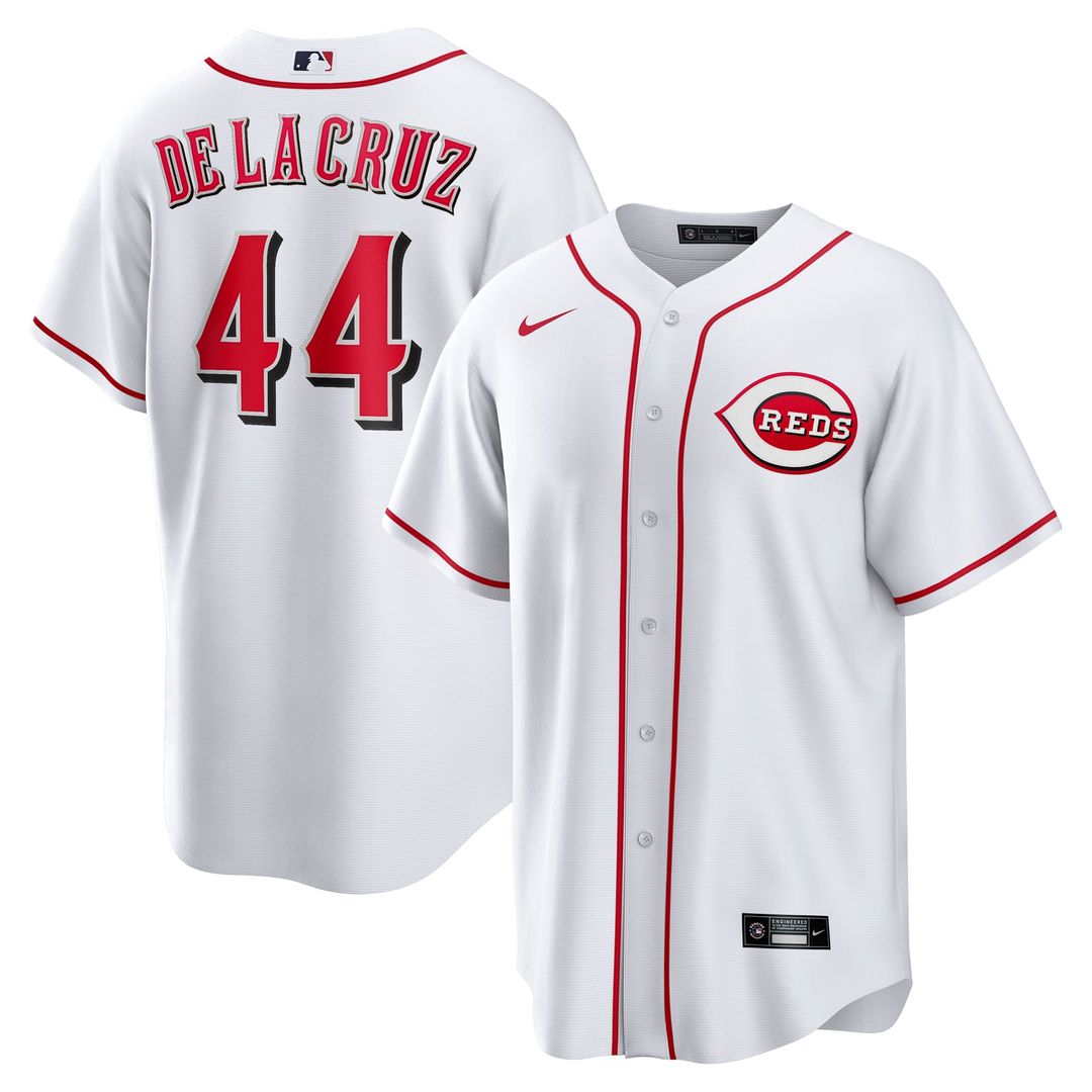 Elly De La Cruz Cincinnati Reds Nike Home Replica Jersey - White | MLB Fan Gear