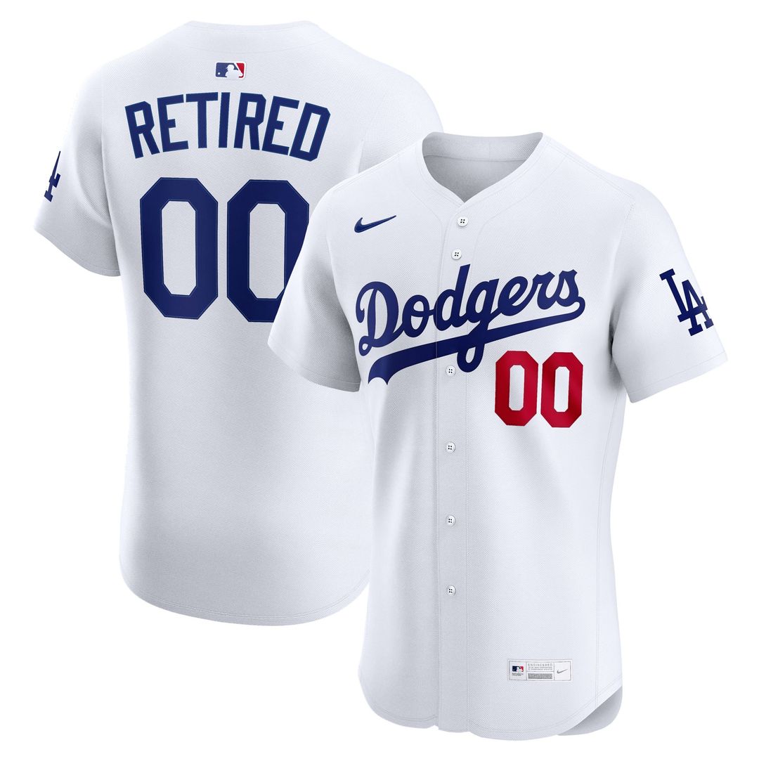 Los Angeles Dodgers Nike Home Elite Pick-A-Player Retired Roster Jersey - White | MLB Fan Gear