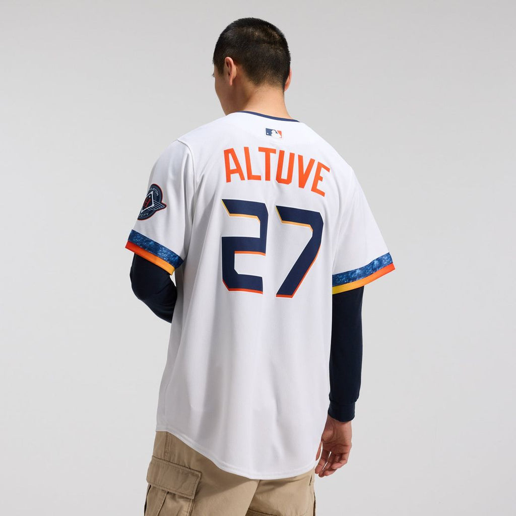 Jose Altuve Houston Astros Nike 2025 City Connect Limited Player Jersey - White | MLB Fan Gear
