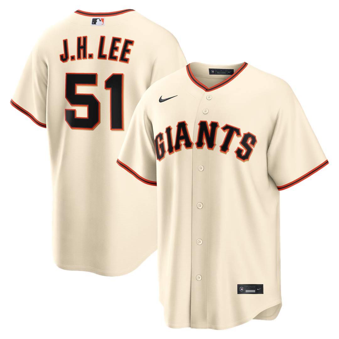 Jung Hoo Lee San Francisco Giants Nike Home Replica Jersey - Cream | MLB Fan Gear