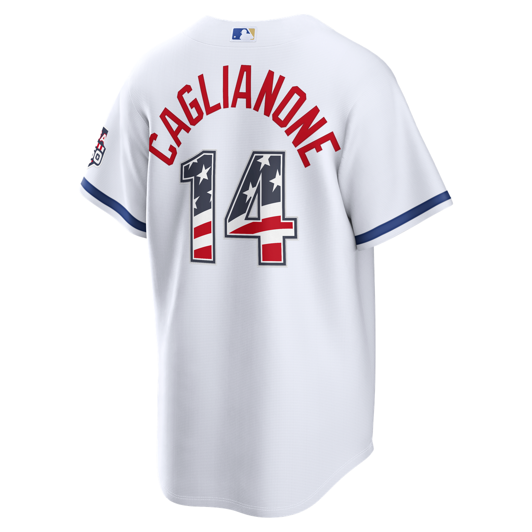 Jac Caglianone Kansas City Royals Nike USA 250 Fourth of July Home Stadium Jersey - White | MLB Fan Gear