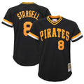 Willie Stargell Pittsburgh Pirates Mitchell & Ness Youth Cooperstown Collection Mesh Batting Practice Jersey - Black | MLB Fan Gear