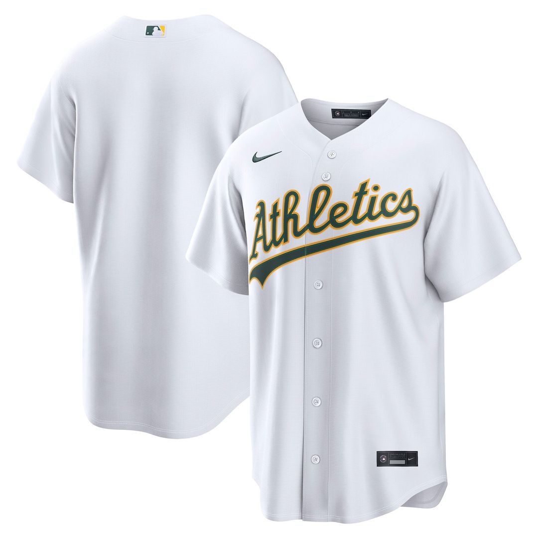 Athletics Nike Home Replica Jersey - White | MLB Fan Gear