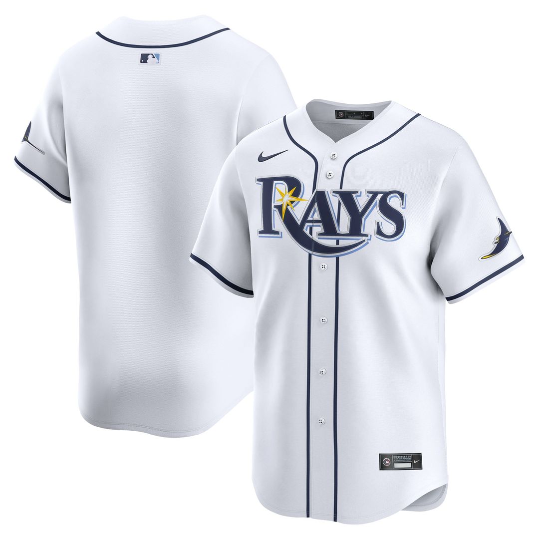 Tampa Bay Rays Nike Home Limited Jersey - White | MLB Fan Gear