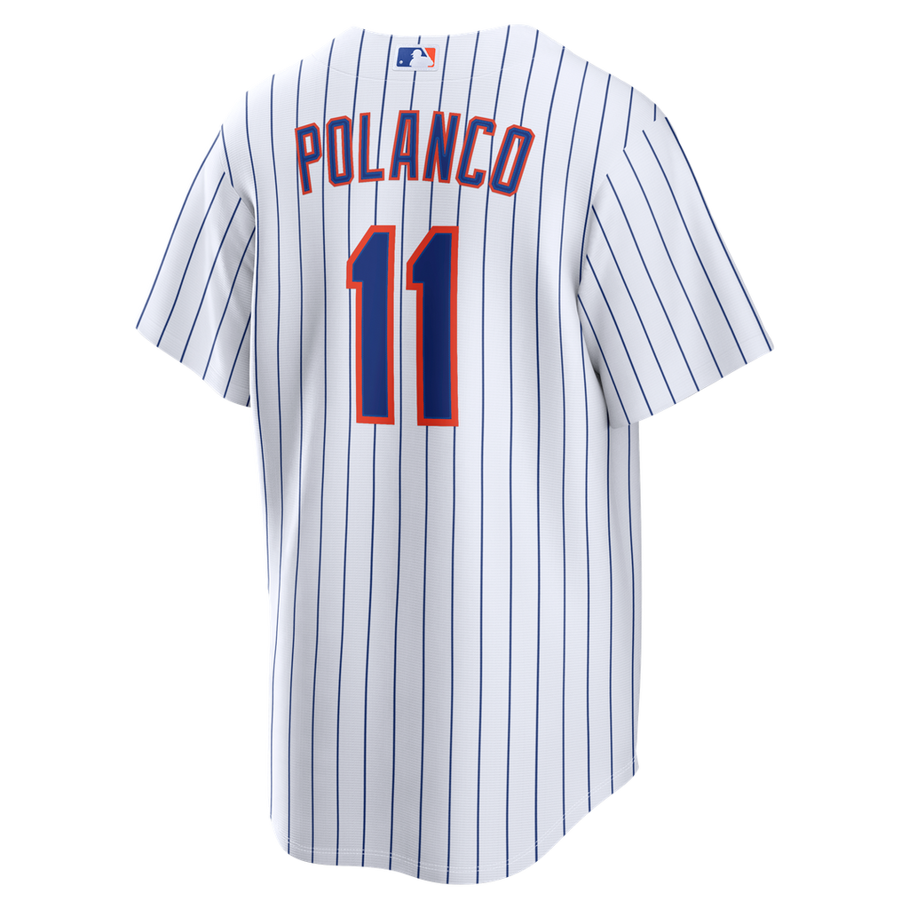 Jorge Polanco New York Mets Nike Home Replica Jersey - White | MLB Fan Gear