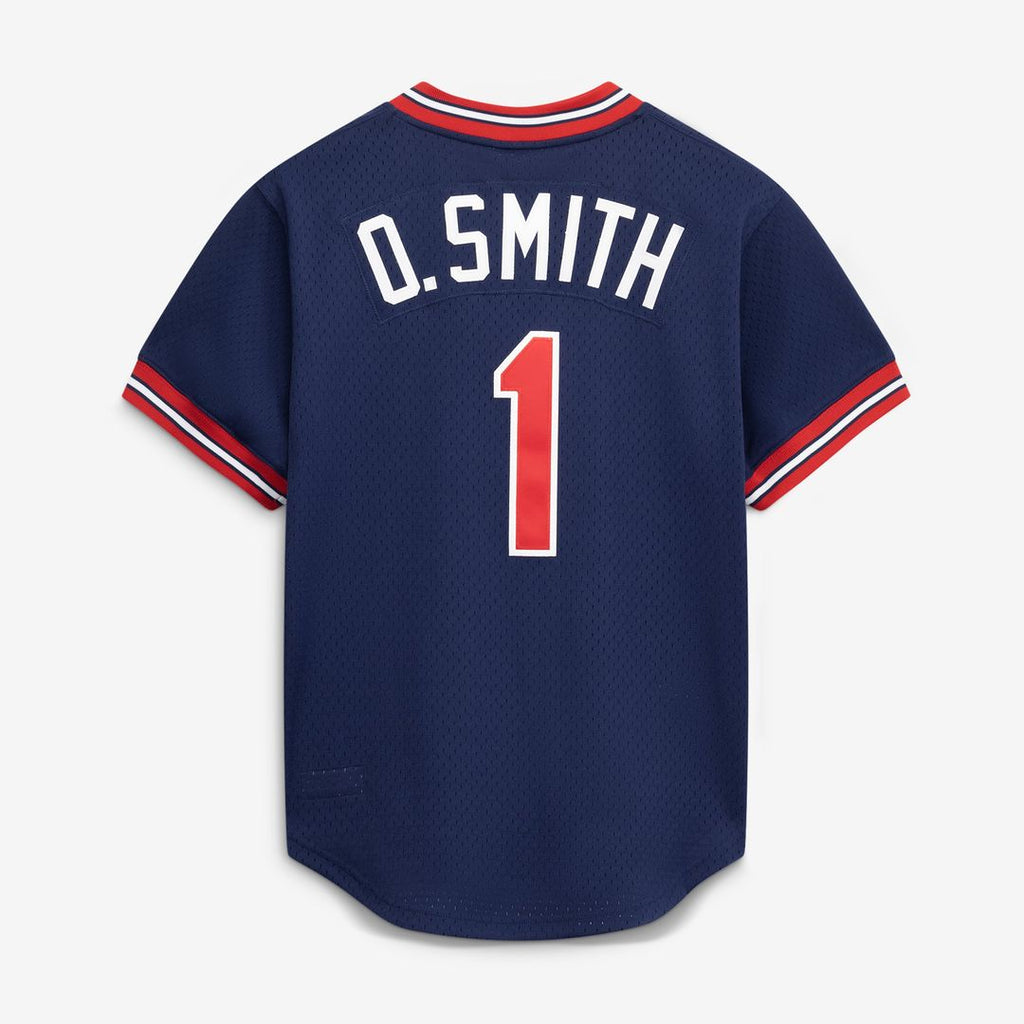 Ozzie Smith St. Louis Cardinals Mitchell & Ness Authentic Batting Practice Jersey - Navy | MLB Fan Gear