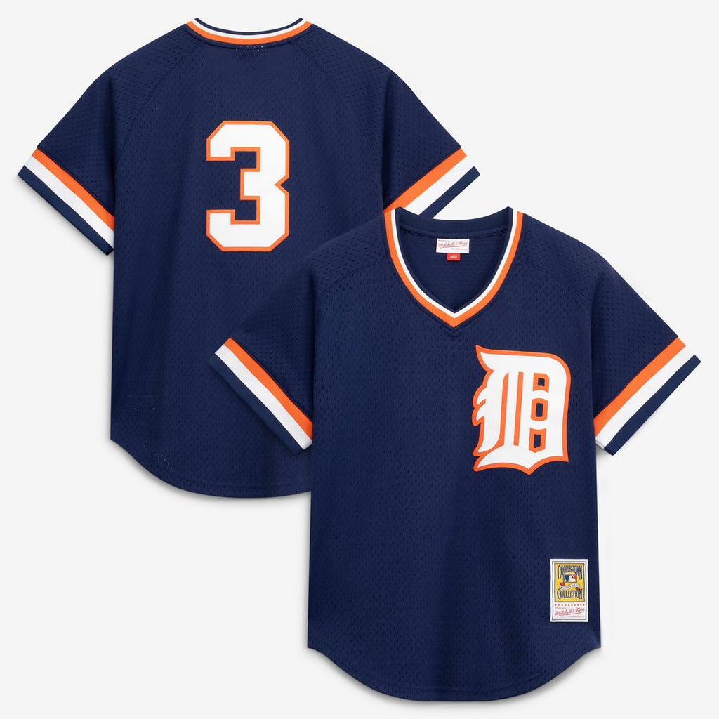 Alan Trammell Detroit Tigers Mitchell & Ness Authentic Batting Practice Jersey - Navy | MLB Fan Gear