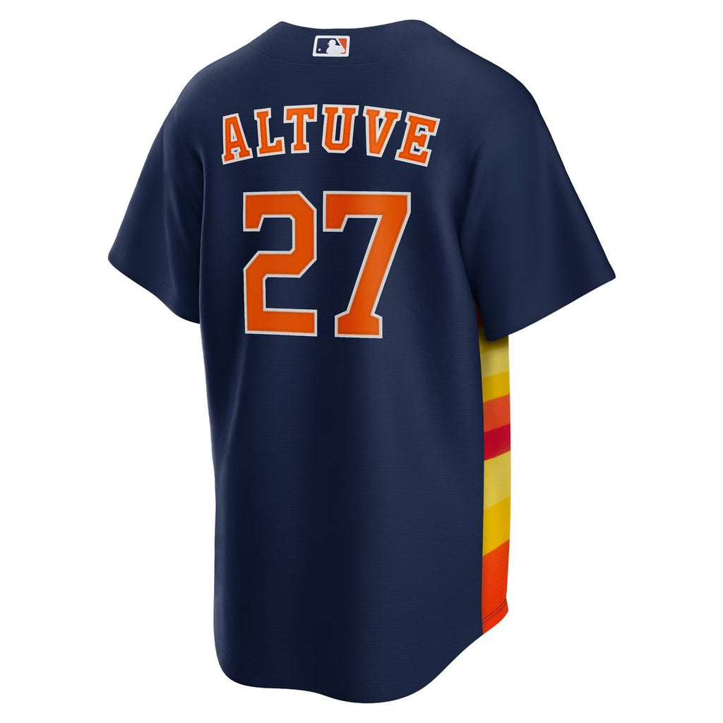 Jose Altuve Houston Astros Nike Alternate 2 Replica Jersey - Navy | MLB Fan Gear