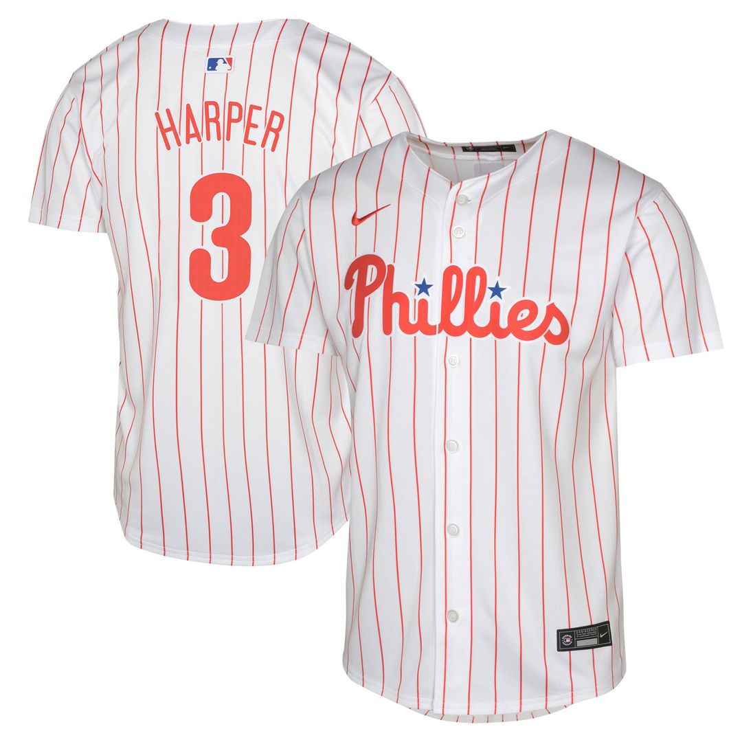 Bryce Harper Philadelphia Phillies Youth Limited Player Jersey - White | Nike MLB Fan Gear