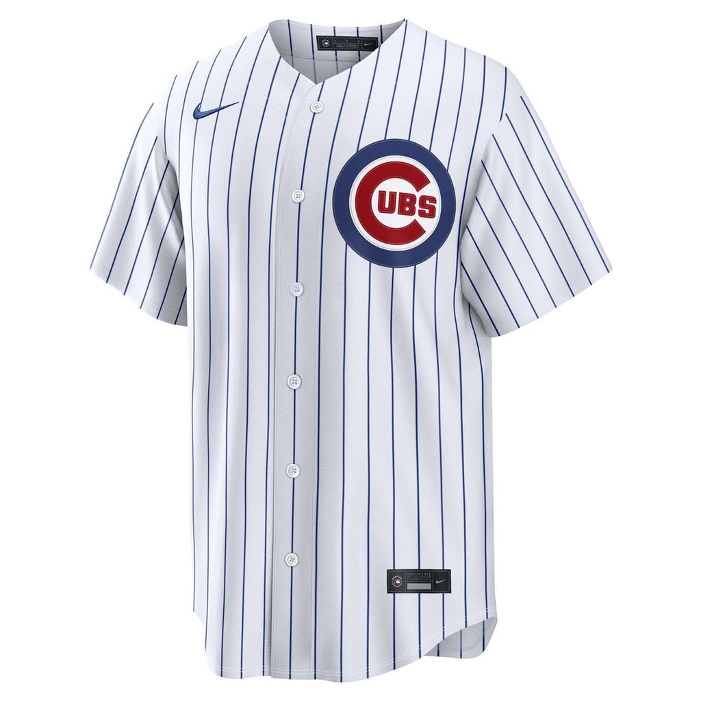 Chicago Cubs Nike Home Replica Custom Jersey - White | MLB Fan Gear