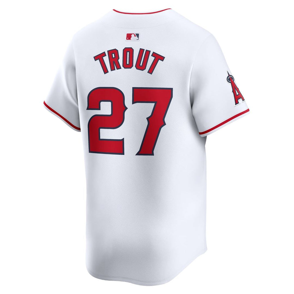 Mike Trout Los Angeles Angels Nike Youth Home Limited Player Jersey - White | MLB Fan Gear