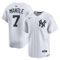 Mickey Mantle New York Yankees Nike Home Limited Player Jersey - White | MLB Fan Gear