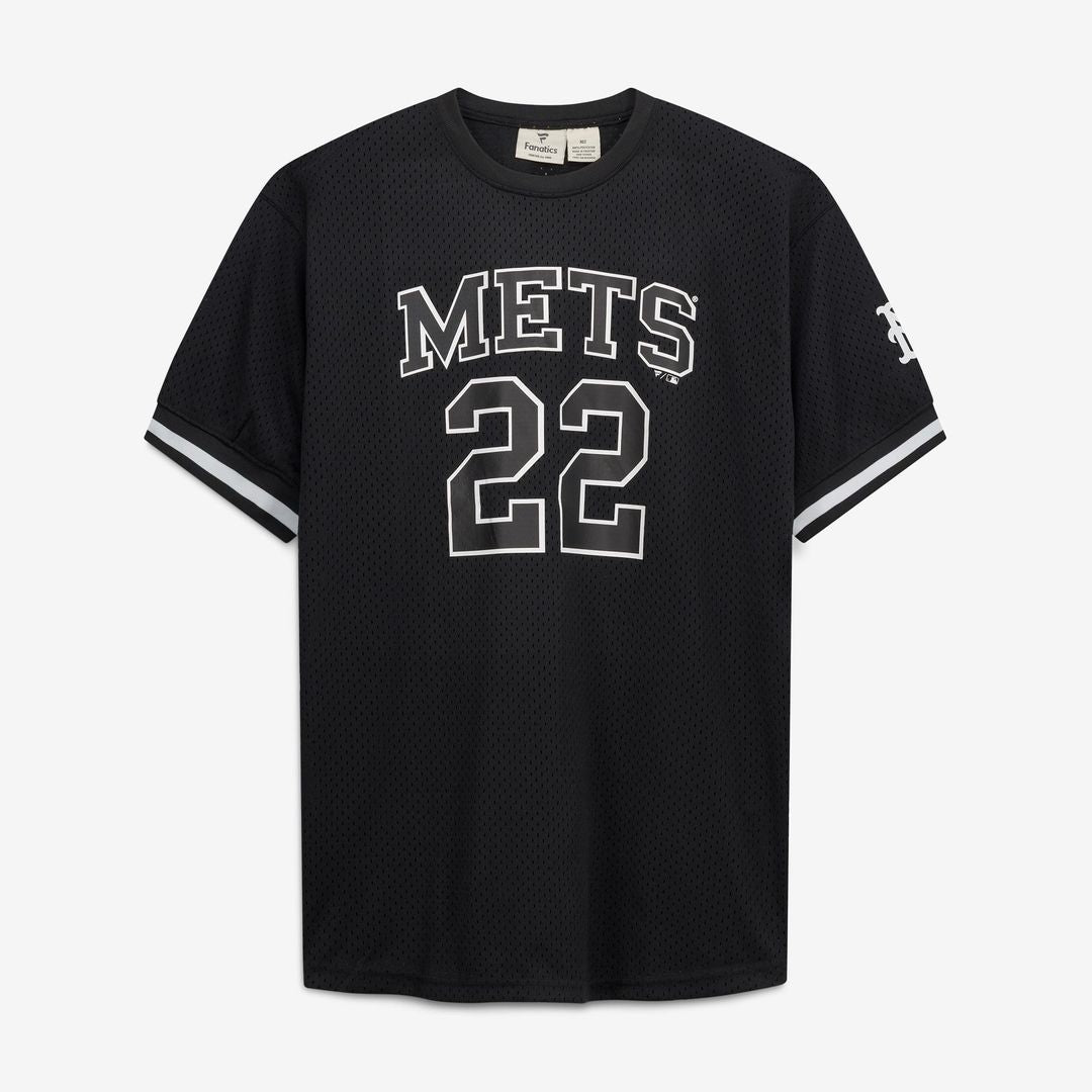 Juan Soto New York Mets Fanatics Big & Tall Heavyweight Mesh Jersey - Black/ White | MLB Fan Gear