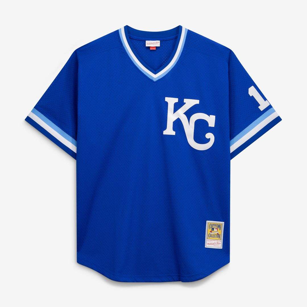 Bo Jackson Kansas City Royals Mitchell & Ness Cooperstown Collection Big & Tall Mesh Batting Practice Jersey - Royal | MLB Fan Gear