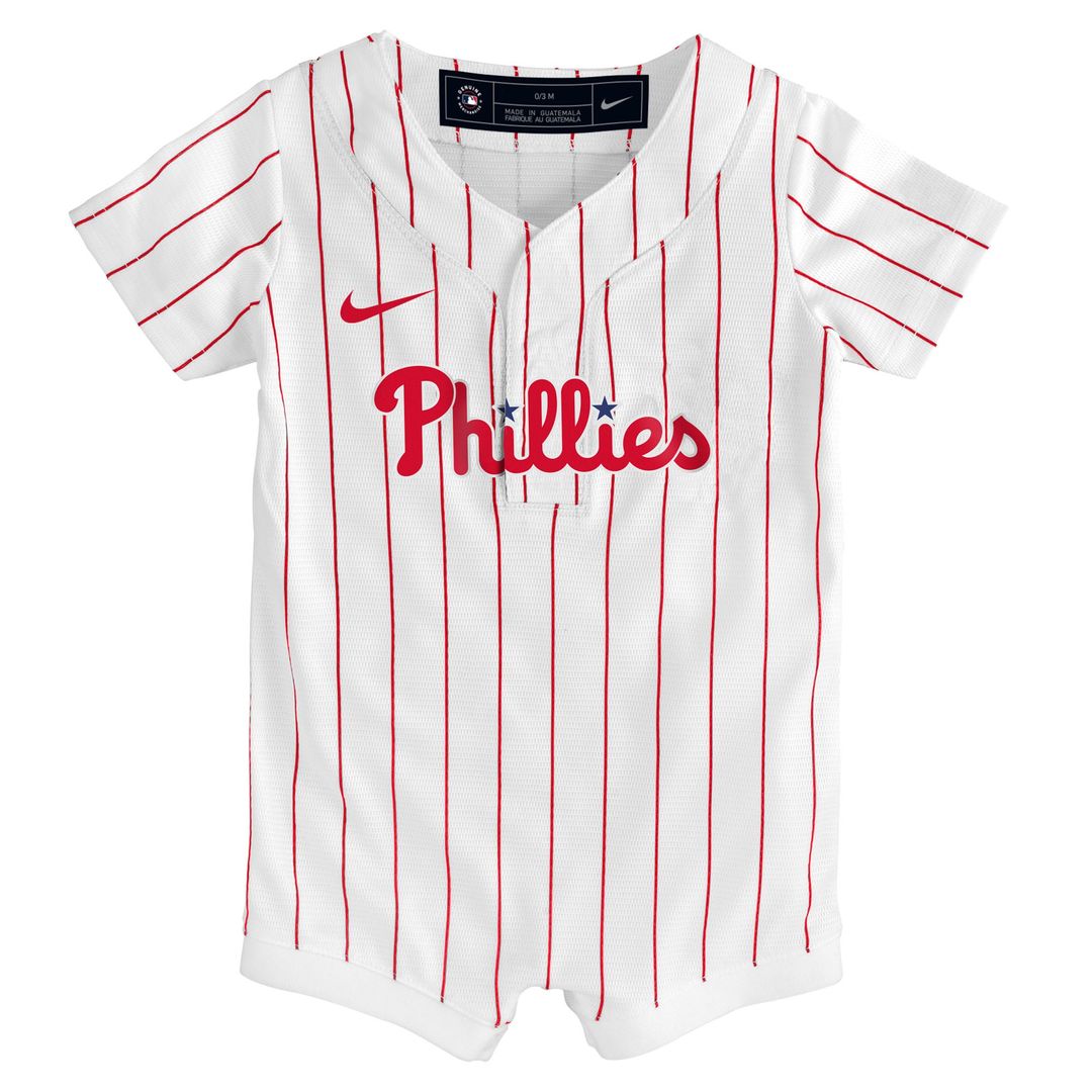 Philadelphia Phillies Nike Infant Home Replica Romper Jersey - White | MLB Fan Gear