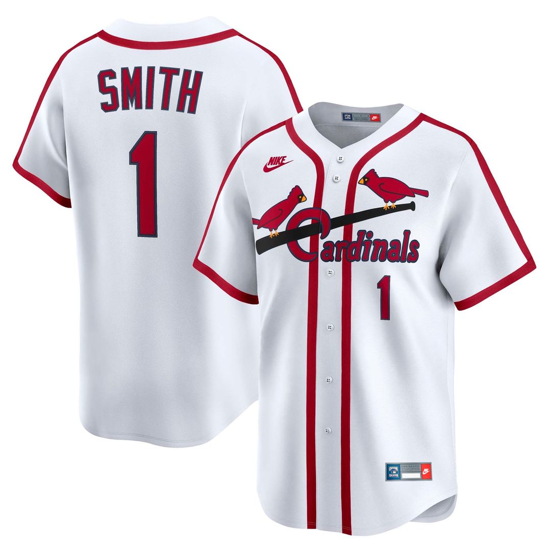 Ozzie Smith St. Louis Cardinals Nike Throwback Cooperstown Collection Limited Jersey - White | MLB Fan Gear