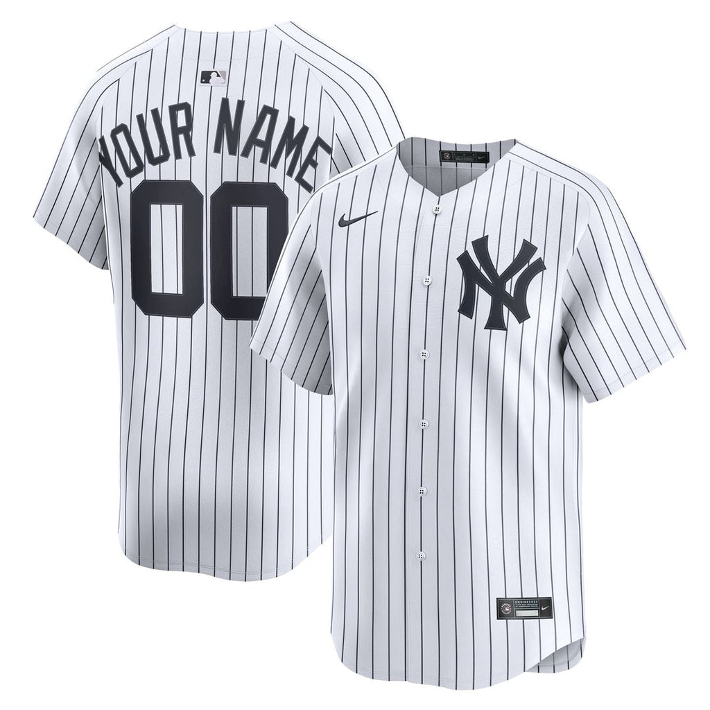 New York Yankees Nike Home Limited Custom Jersey - White | MLB Fan Gear